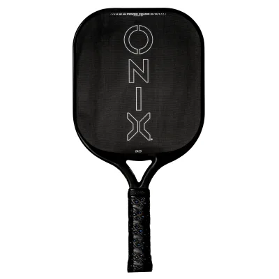 Malice Raw Carbon Fiber Open Throat Pickleball Paddle