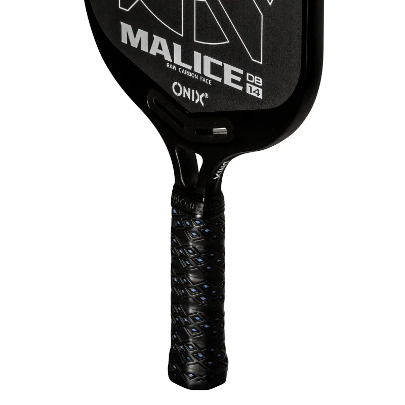 Malice DB Open Throat Raw Carbon Fiber Pickleball-Schläger