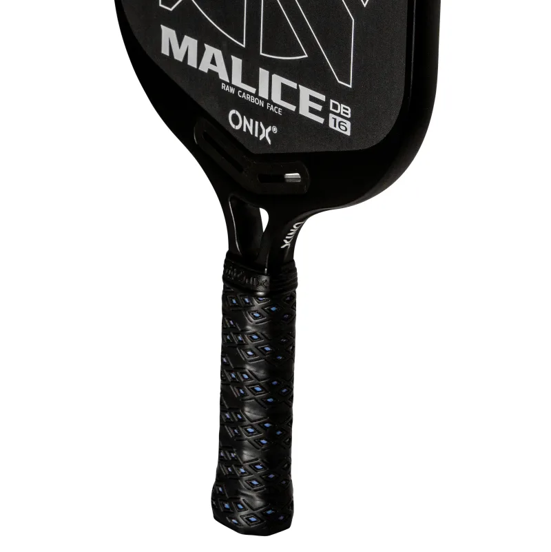Malice DB Open Throat Raw Carbon Fiber Pickleball-Schläger