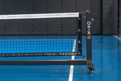 Red de pickleball profesional para torneos con ruedas