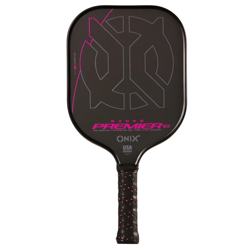 Evoke Premier Raw Carbon Pickleball Paddle