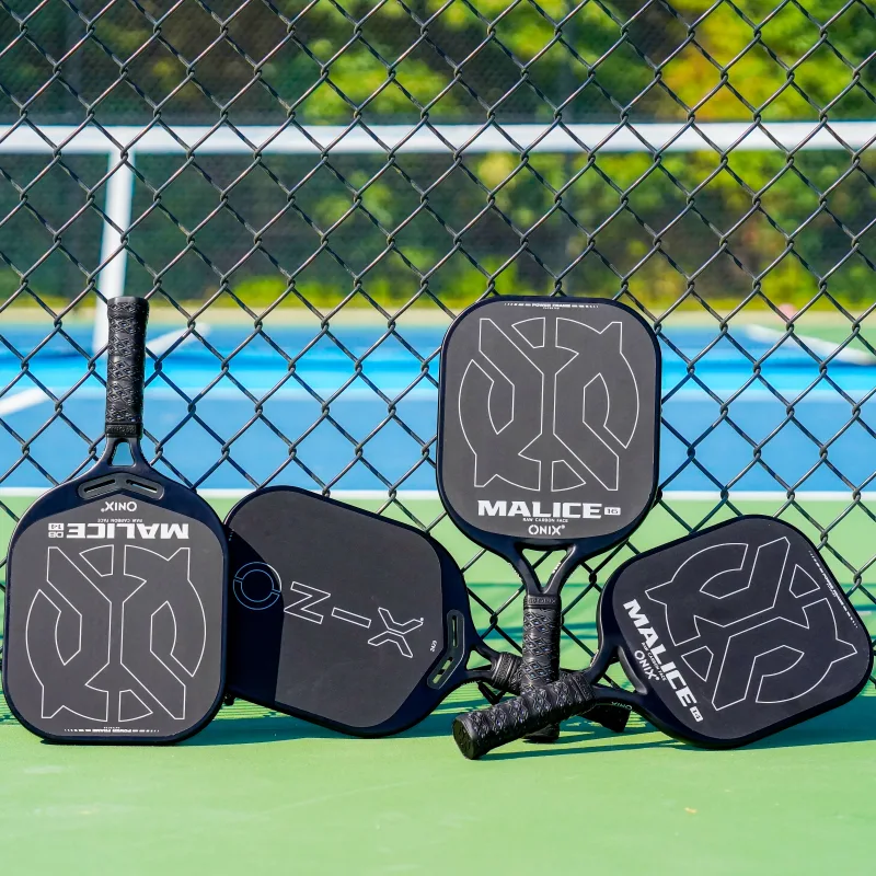Malice DB Open Throat Raw Carbon Fiber Pickleball-Schläger