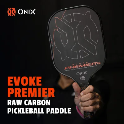 Evoke Premier Raw Carbon Pickleball Paddle