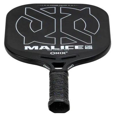Malice DB Open Throat Raw Carbon Fiber Pickleball-Schläger