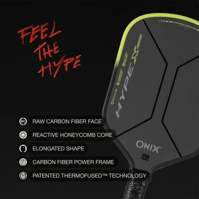Hype X Pro Raw Carbon Pickleball Paddle