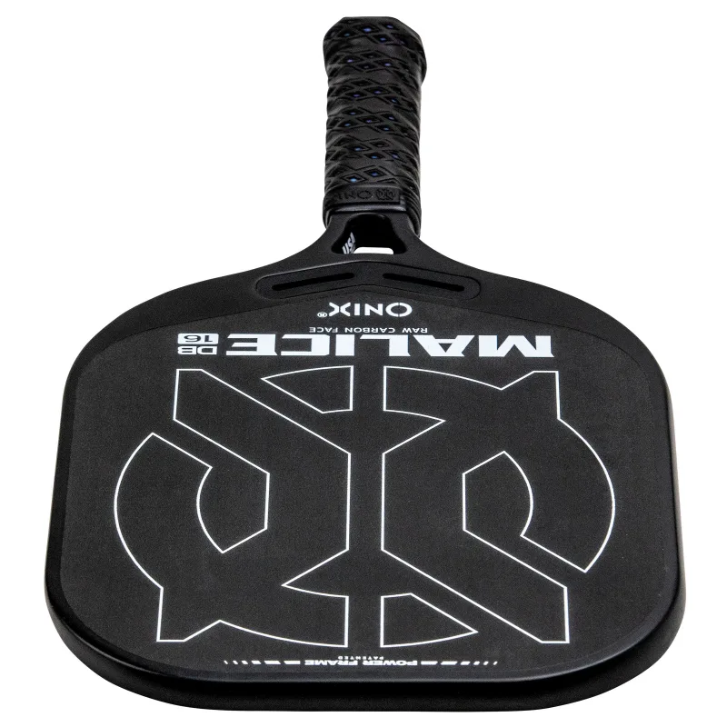 Malice DB Open Throat Raw Carbon Fiber Pickleball-Schläger