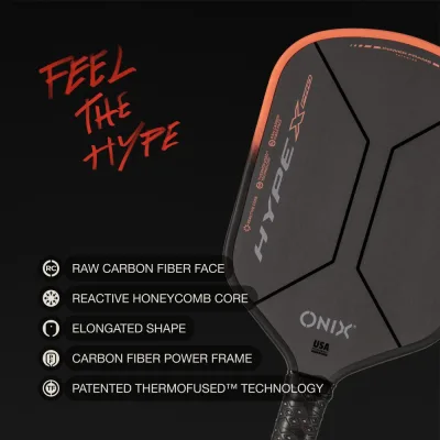 Hype X Pro Raw Carbon Pickleball Paddle