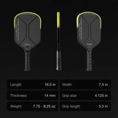 Hype X Pro Raw Carbon Pickleball Paddle